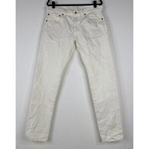 Fabric Brand & Co Jeans Japanese Selvedge Denim Mens Size 34 / 34 Slim Fit White